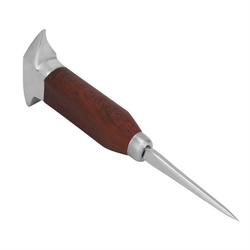 Ice Pick Stainless Steel Ice Pick with Wood Handle Bartender