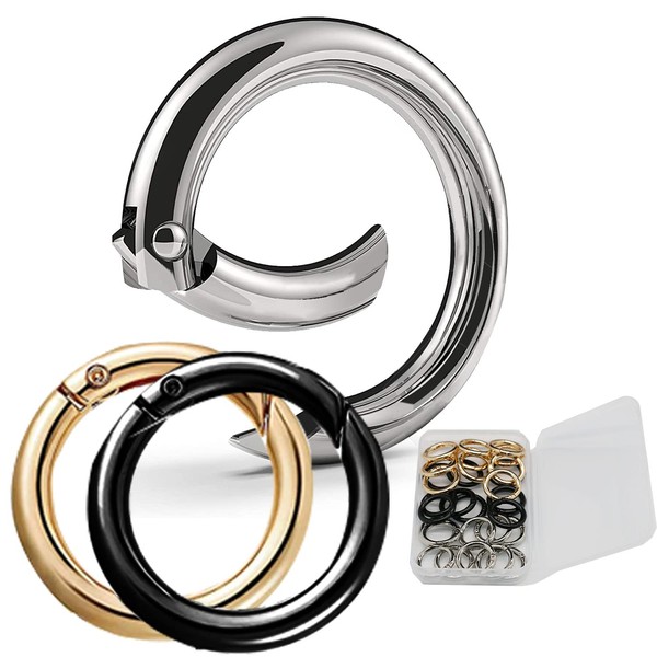 Round Carabiner Pack of 30 Round Snap Hooks Snap 28