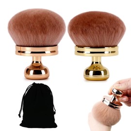 2Pcs Self Tanning Brush Set, Premium Face and Body Makeup Brush for Tan Brush with Soft Synthetic Bristles, Body Makeup Brush for Face, Legs, Arms & Body Sunscreen Applicator