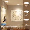 Amico 6 Pack 4 Inch 5CCT Gimbal LED Recessed Lighting,