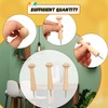 Kugliwa 36 Pcs Wooden Shaker Peg Unfinished Wood Shaker Racks