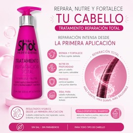 Kolorshot Reparacin Total  Tratamiento Capilar Intensivo para Cabello Maltratado y Procesado  Hidratacin Profunda, Brillo y Suavidad                  