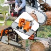 Chainsaw Sharpener, Chainsaw Chain Sharpening Jig Kits with 3PCS Carbide