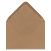 Glüxx Agent 25 x Kraft paper envelopes DIN C5 brown