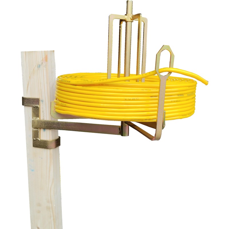 Folding wire spool rack, Floor or Stud Mounted ，new cable