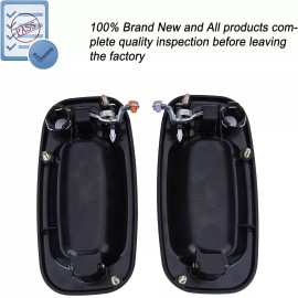 Slaction Exterior Door Handle Front Left  Right for 1999-2007 Chevy Silverado GMC Sierra