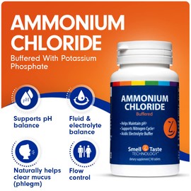 Lyte Balance Ammonium Chloride + Potassium Phosphate Supplement | Nutritional Supplement Buffered w/Potassium Phosphate | Helps Maintain Proper PH Levels, Muscle Building, Mucus & Cough | 90 Tablets
