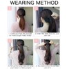 Royalfirst Ponytail Hair Extensions for Women Girls 22 Inch Long