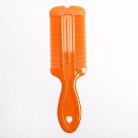 플라스틱 촘촘한 참빗 손잡이형 참빗 머릿니 머릿니빗 촘촘한빗 이잡는빗 Plastic Fine Tooth Comb with Handle for Lice and Nits
