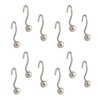 Popular Bath Ball Metal Shower Hooks, Nickel