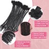 12 inch 30 Strands Loc Extensions Human Hair, 0.4cm Width