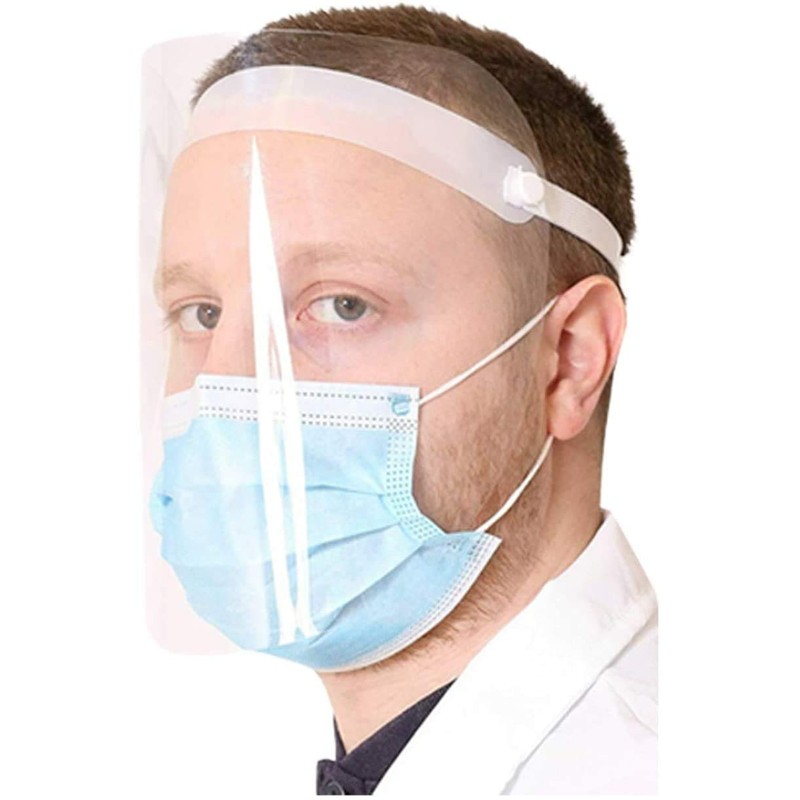 LOVETRENDS Protective Visor Anti Droplet Dust-Proof Protect Transparent Covering Visor