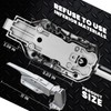 Preruner Walk in Cooler Door Closer Complete Latch Kit, Walk