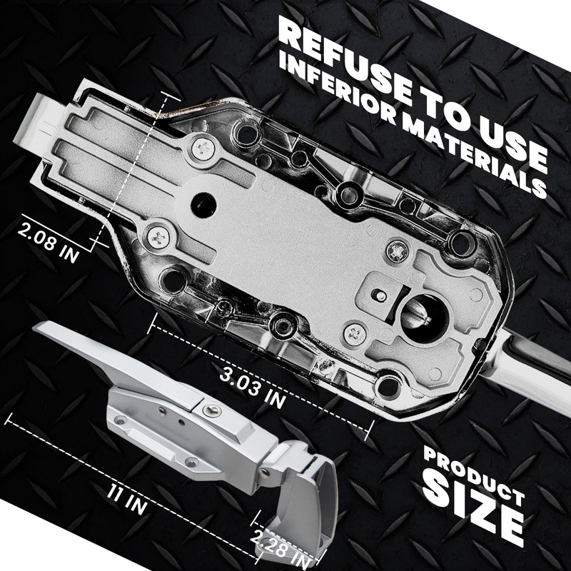 Preruner Walk in Cooler Door Closer Complete Latch Kit, Walk