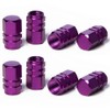 Circuit Performance VC2 Series Purple Aluminum Valve Stem Caps (8