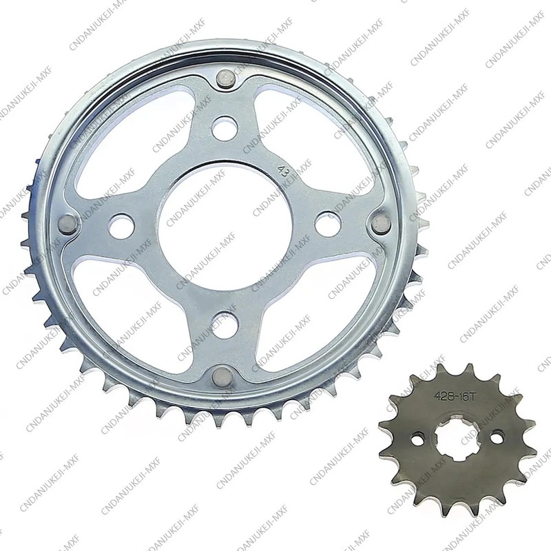 Kit Arrastre Sprocket Racing Para Hero Hunk 160r 150 Dorada