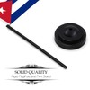 ANLEY Cuba Deluxe Desk Flag Set - 6 x 4