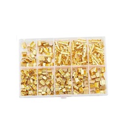YFFSFDC Splice Terminals Terminal Connectors, 5 Sizes, 380 Pieces, U Type Splice Terminals, Wiring, Processing, DIY, General Purpose Wiring Connectors