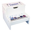 Train Step Stool with Storage