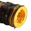 MOUNTO 25FT PVC Flexible Duct Hosing for Exhaust Fan (12inch)