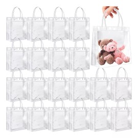SANBREVE 20 Bolsa Regalo Con Asa Transparentes Boda Bautizo Recuerdos
