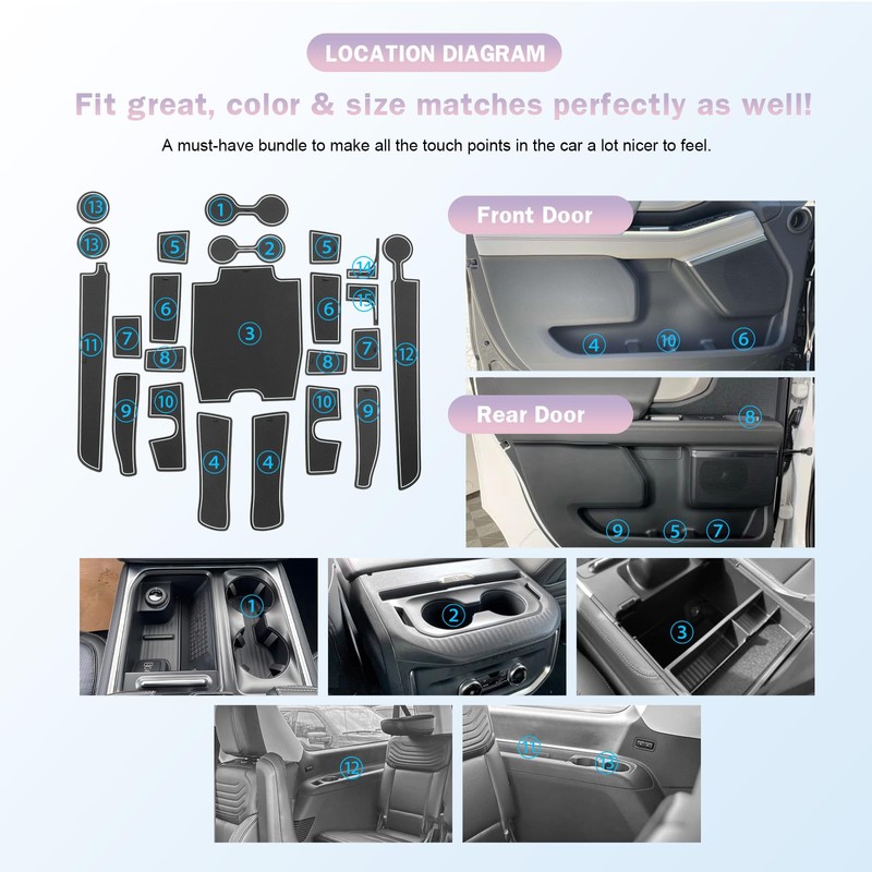 LUWU for 2025 Ford Expedition Accessories - for 2025 Ford