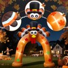 Spinosaurus 9FT Thanksgiving Inflatable Turkey Arch Thanksgiving Inflatables Outdoor Decorations