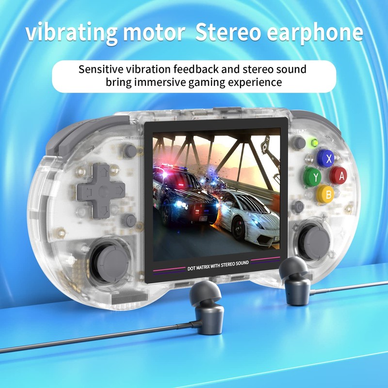 RG353PS Handheld Game Console Linux OS 3.5-inch IPS Screen RK3566