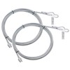 sourcing map 4 Pcs 8.6ft 2.5 Meters Garage Door Cable