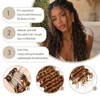 Feather Miracle Knot Crochet Hair Extensions 18inch 60g Deep Wavy