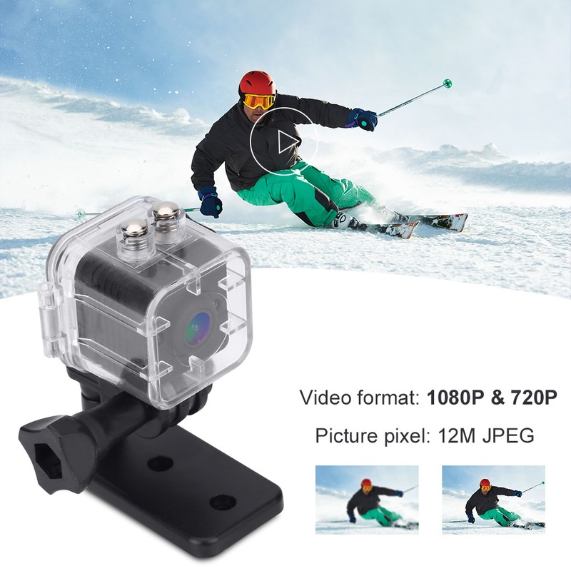 1080P HD Portable Mini Infrared Waterproof Cube Action Camera Camcorder