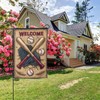 Baseball Sport Garden Flag 12x18 Inch Double Sided All-Weather Polyester