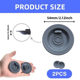 2 Stück 54mm Reinigungsscheibe Reinigungstabletten für Espressomaschinen - Siebträger Filter kompatibel mit Breville/Sage/Gastroback