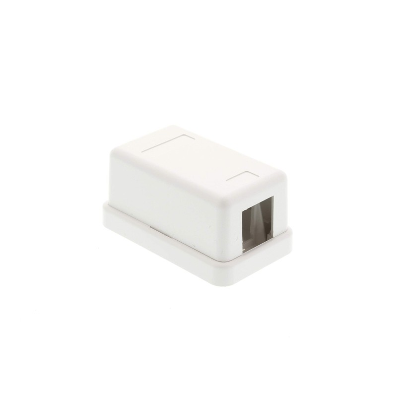 Networx Keystone Jack Surface Mount Boxes (1 Port, White)