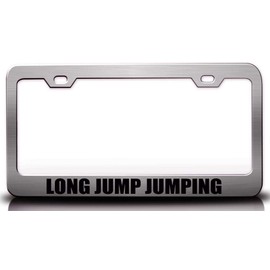 Custom Brother - Long Jump Jumping Hobies Sports Metal Car SUV Truck License Plate Frame Ch5 e85