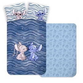 Brandmac Stitch & Angel Duvet Cover 100 x 135 cm + Pillowcase 40 x 60 cm Reversible