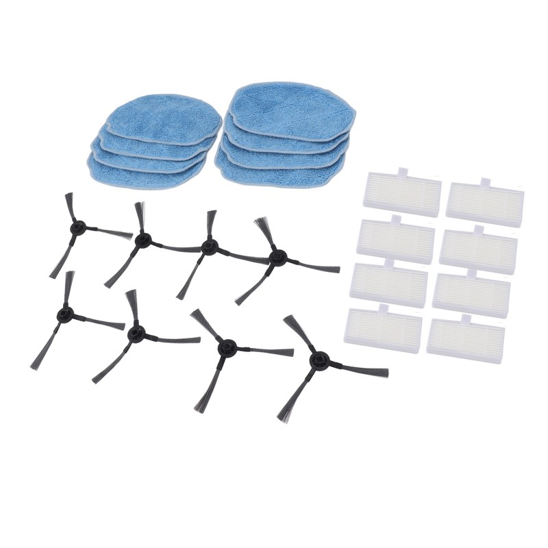 Robotic Vacuum Cleaner Accessories Kit Mop Cloth Side Brush Filter