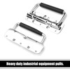 Pack of 2 Folding Handles, 140 mm Spring-Loaded Crate Handle,