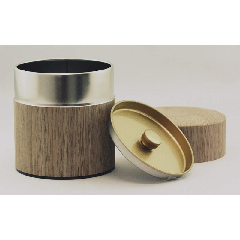 江東 Hall Takahashi Productions 茶筒 Tree Nuku Forest Tin (Walnut)