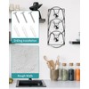 sousac V-Wall Pot Lid Holder, 2 Pack, Black