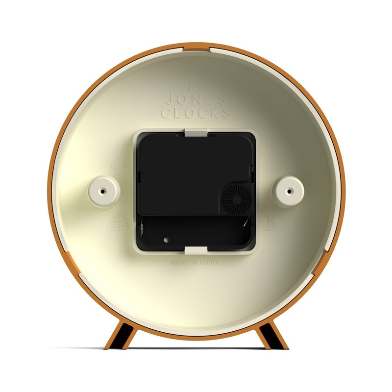 Jones Clocks® Venus desk clock | Modern round design |