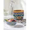 HENXFEN LEAD Small Dessert Bowls – 10 oz Boho Ceramic
