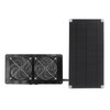 Solar Powered Exhaust Fan Professional 10W High Efficiency Double Fans