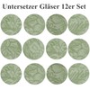 Czzmy Car Coaster 12 Pack Car Cup Holder Coaster Set