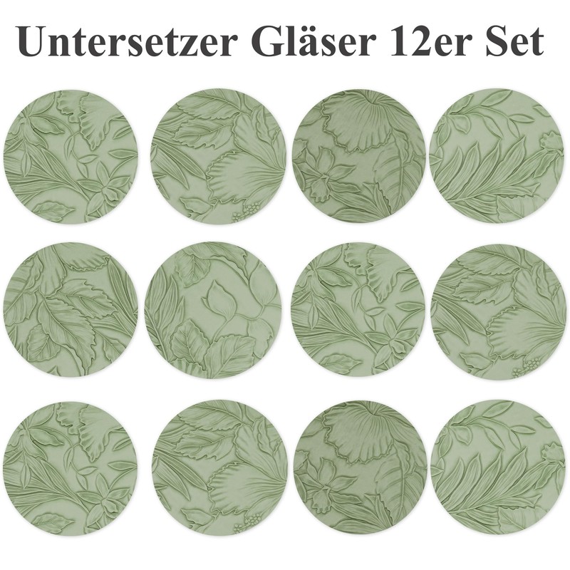 Czzmy Car Coaster 12 Pack Car Cup Holder Coaster Set
