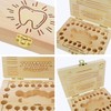 Shengruili Wooden tooth box, milk teeth box, made of wood