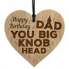 Red Ocean Funny Birthday Gift For Dad Engraved Heart Dad