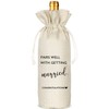 Wedding Wine Bag, Engagement Gift, Pairs well with getting married,