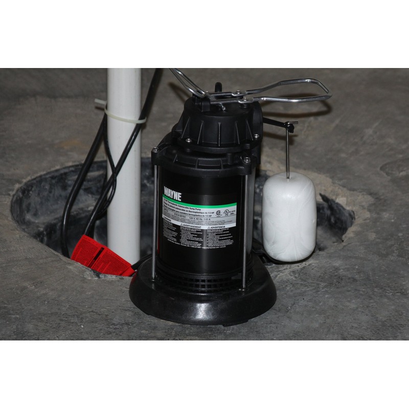 WAYNE SPF33-1/3 HP Epoxy Coated Steel and Thermoplastic Submersible Sump