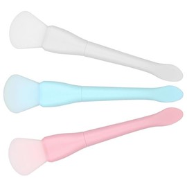 Face Mask Applicator,3 Pcs Soft Silicone Face Mask Brushes Double Head Facial Mud Mask Applicator Cream Spoon Beauty Tools for Apply Cream, Lotion, Makeup Brush Sets and Kits, Makeup Brushes and Tools